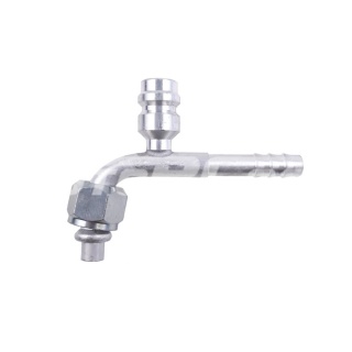 Фитинг RC-U0751 соед. под обжимку, алюминий, O-Ring, гайка, резьба 3/4"-16UNF, Ø трубки 1/2", G8, №8